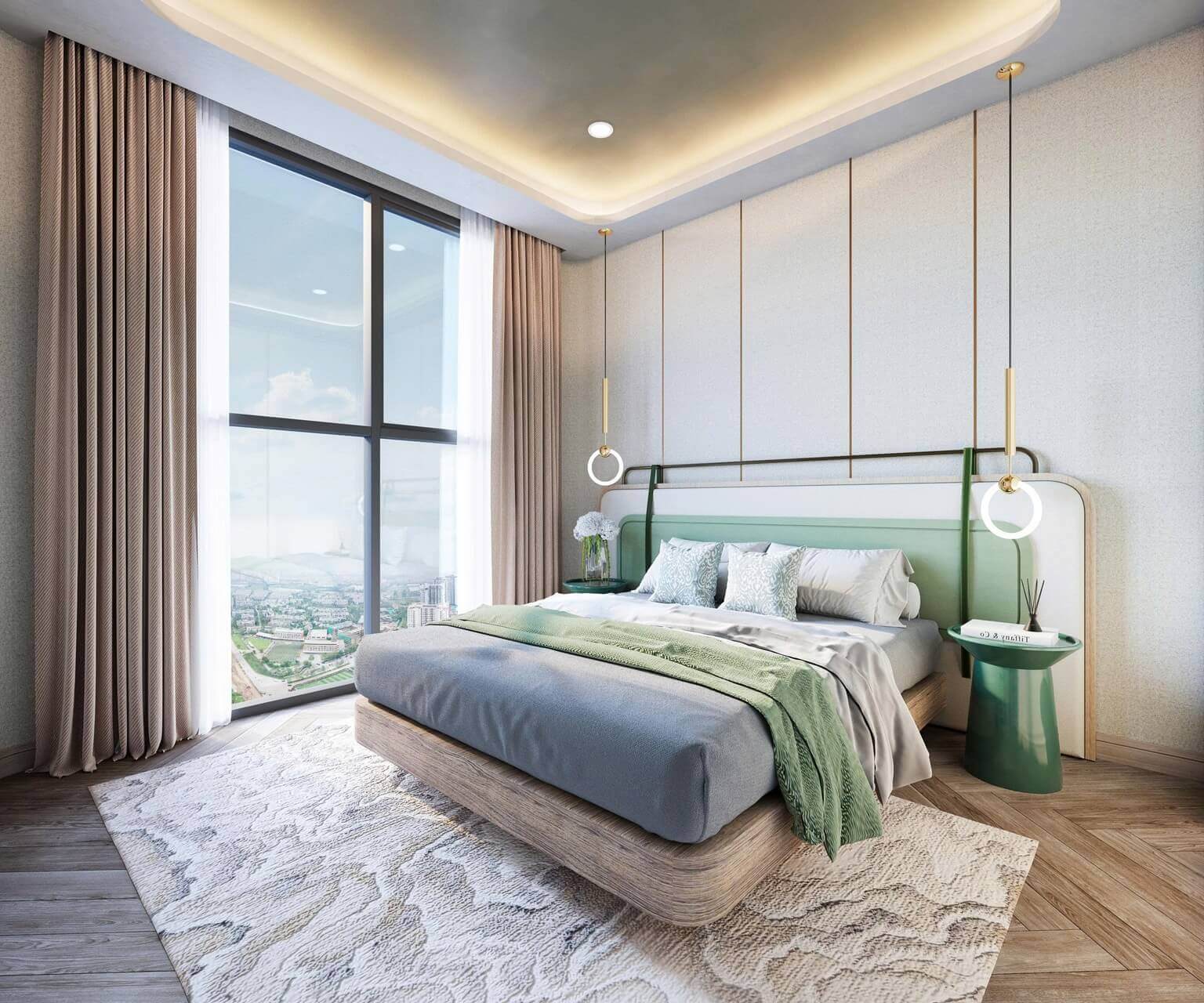 nội thất căn hộ The Magnolia long biên