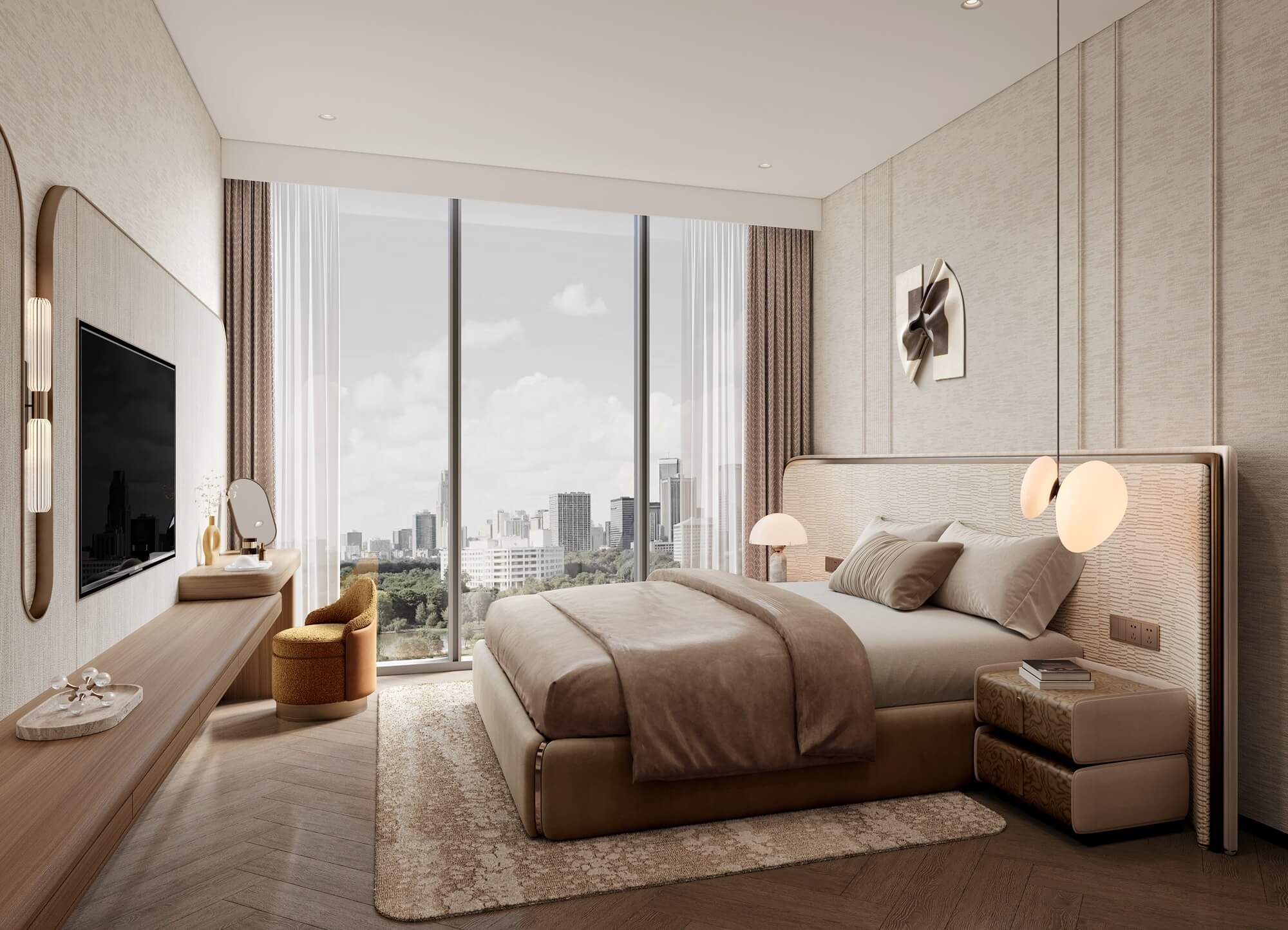 nội thất căn hộ the magnolia private residences long biên